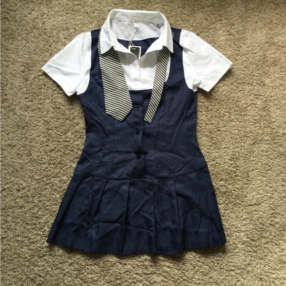 🔥🔥HOST PIC🔥🔥 Sexy Schoolgirl Student Uniform Cosplay - Picture 4 of 13